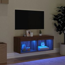 TV Cabinets with LED Lights TV Stand TV Console Entertainment Centre vidaXL