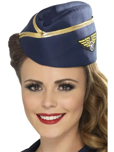 Ladies air hostess hat - air, blue
