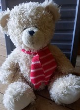 Clinton Cards Bear Plush Soft Toy With Scarf