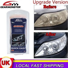 Headlight Restoration Kit and Lens Sealer Restore Plastic Headlamps Repair set