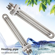 12V/24V 600W Stainless Steel Immersion Solar Water Heater Electric Tube Heating