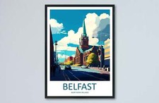 Belfast Travel Print Wall Art