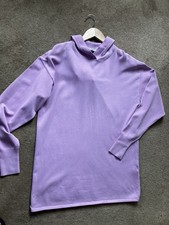 ZARA Lilac Soft Knit Hooded Pullover. BNWOT