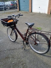 Post bike maroon - post,