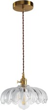 Glass pendant light fixture - glass,