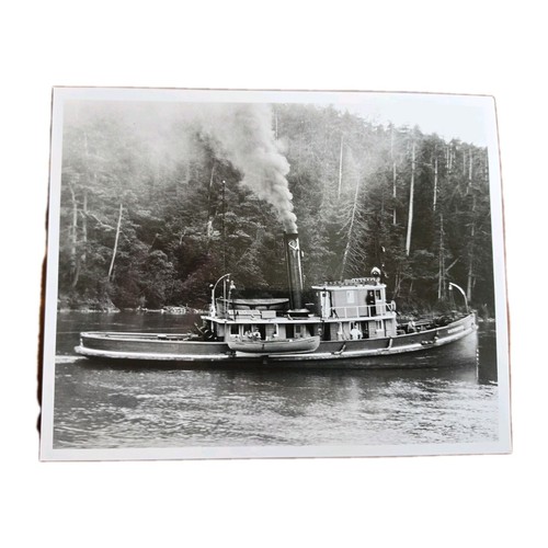 Vintage steam tug - steam,