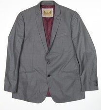 The Spitalfields Clothing Co. Men’s Grey 42R Blazer Jacket Size XL