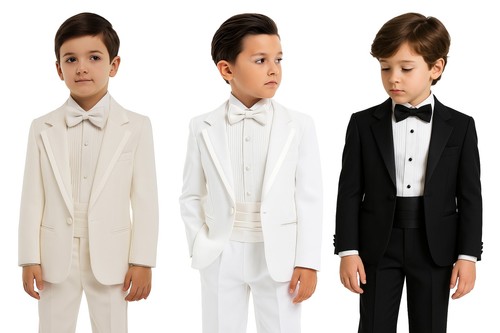 Baby boys tuxedo suit baptism - boys,