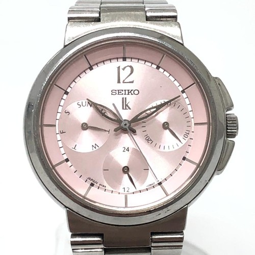 Lucia chronograph watch - watch, pink