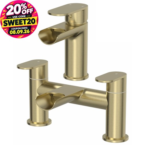 Avox brushed brass basin and - avox,
