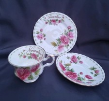 ROYAL ALBERT NOVEMBER  FLOWER