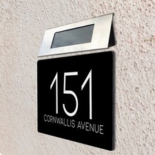 Personalised Solar LED Door