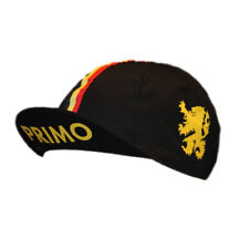PRIMO LION OF FLANDERS VLAANDEREN RETRO VINTAGE CYCLING BIKE HAT CAP - Black
