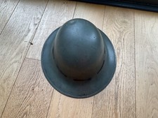 Second World War British 1941 Steel Helmet, Firefighter Zuckerman Helmet