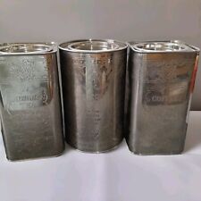 Vintage Canister Set~Finest Quality Cuban Sugar, Best Arabica Coffee, Fine Teas