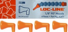 4x LOCKWOOD 41471 1/8" NOZZLE Fits LOC-LINE 1/4" Modular Coolant Hose System