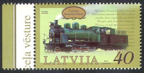 Latvia 2010 trains - 2010, trains/steam