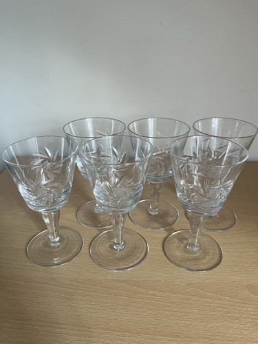 French crystal wine glasses - french,