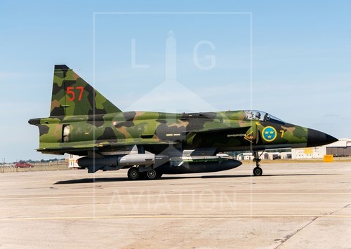 Saab viggen swedish air - saab,
