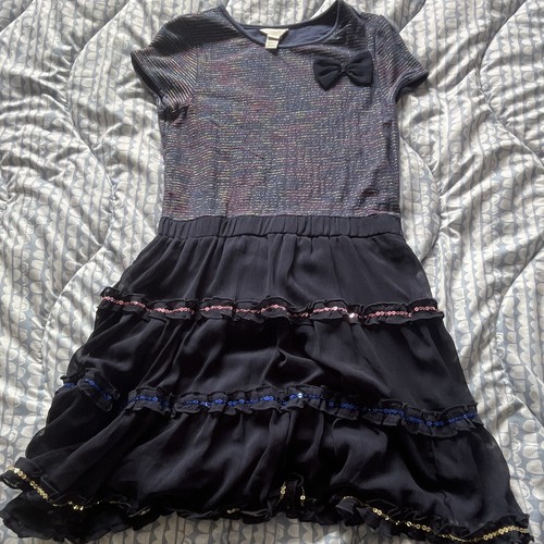 Monsoon girls navy striped - girls,