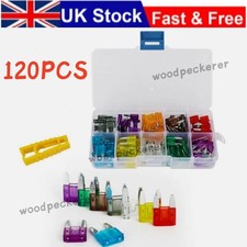 120 PCS Small Car Fuses 2-35A