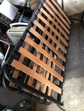 Double IKEA Lycksele sofa bed frame with mattress