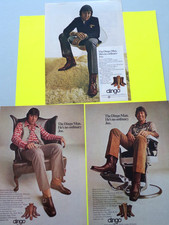 3 1970's Dingo Boots Ads Joe