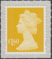 GB Machin Self-adhesive M19L Denominated Counter Sheet Definitive Stamps