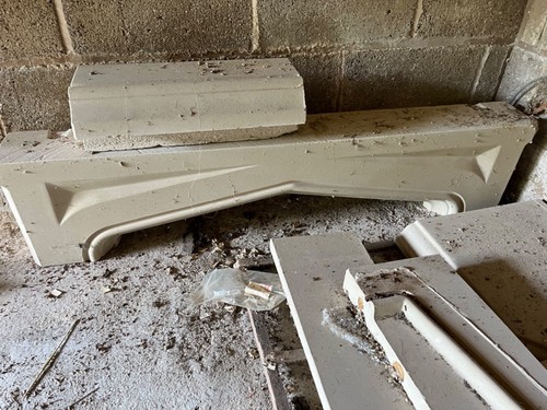 Stone fireplace surround and - stone,