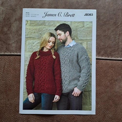 James brett aran knitting - aran,