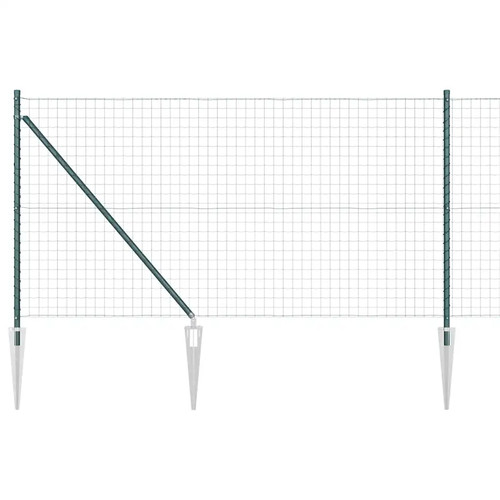 Euro fence with concrete base - with,