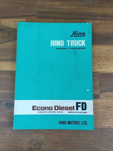 Hino truck driver handbook - driver's,