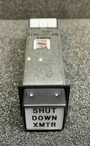 Aircraft push button indicator - push,