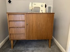 Berina 817 Sewing Machine and Horn cabinet 