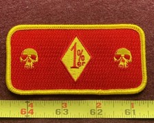 Red & Yellow Outlaw Biker 1%er