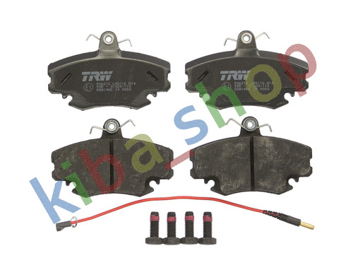 Brake pads set front with - pads,