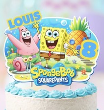Spongebob cake topper - spongebob,