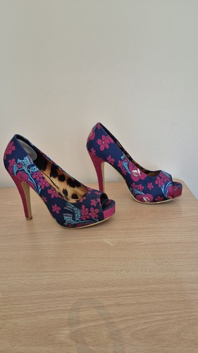 Iron fist leopard print heel - iron,