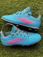 Adidas X Speed flow Baby Blue Pink Size 1 UK FG/MG