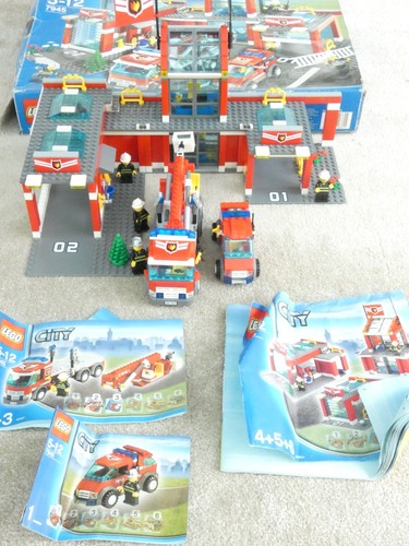 Lego city fire station - lego, city: