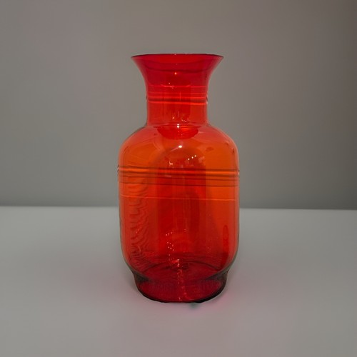 Vintage blenko glass ruby - glass,