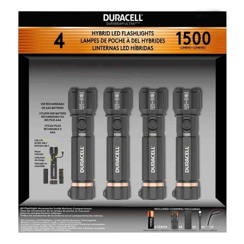 Duracell 1500 lumen hybrid led - duracell,