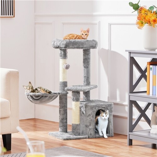 Cat tree cute - cat, tower