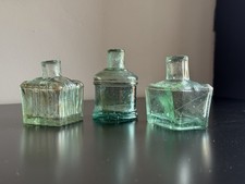 Trio antique aqua glass - trio,