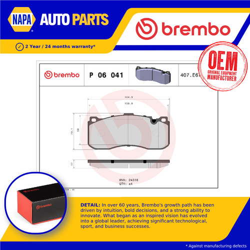 Brake pads set fits bmw - fits,