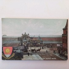 Postcard Grand Pier Weston Super Mare Somerset Old Postcard 