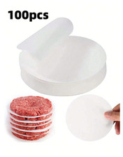100pcs Non-Stick Hamburger