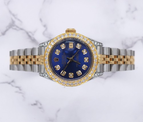 Ladies steel gold rolex - &,