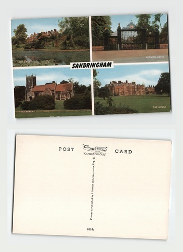 Postcard sandringham house - sandringham,