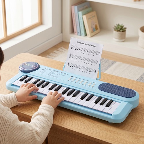 Key kids piano mic stand - mic,